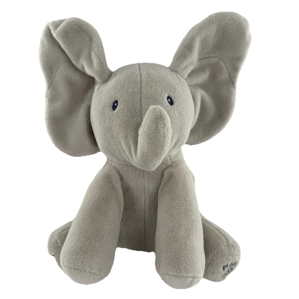 GUND Flappy The Elephant Animated‎ 11" Let's Play Peek-a-Boo Musical Plush Toy